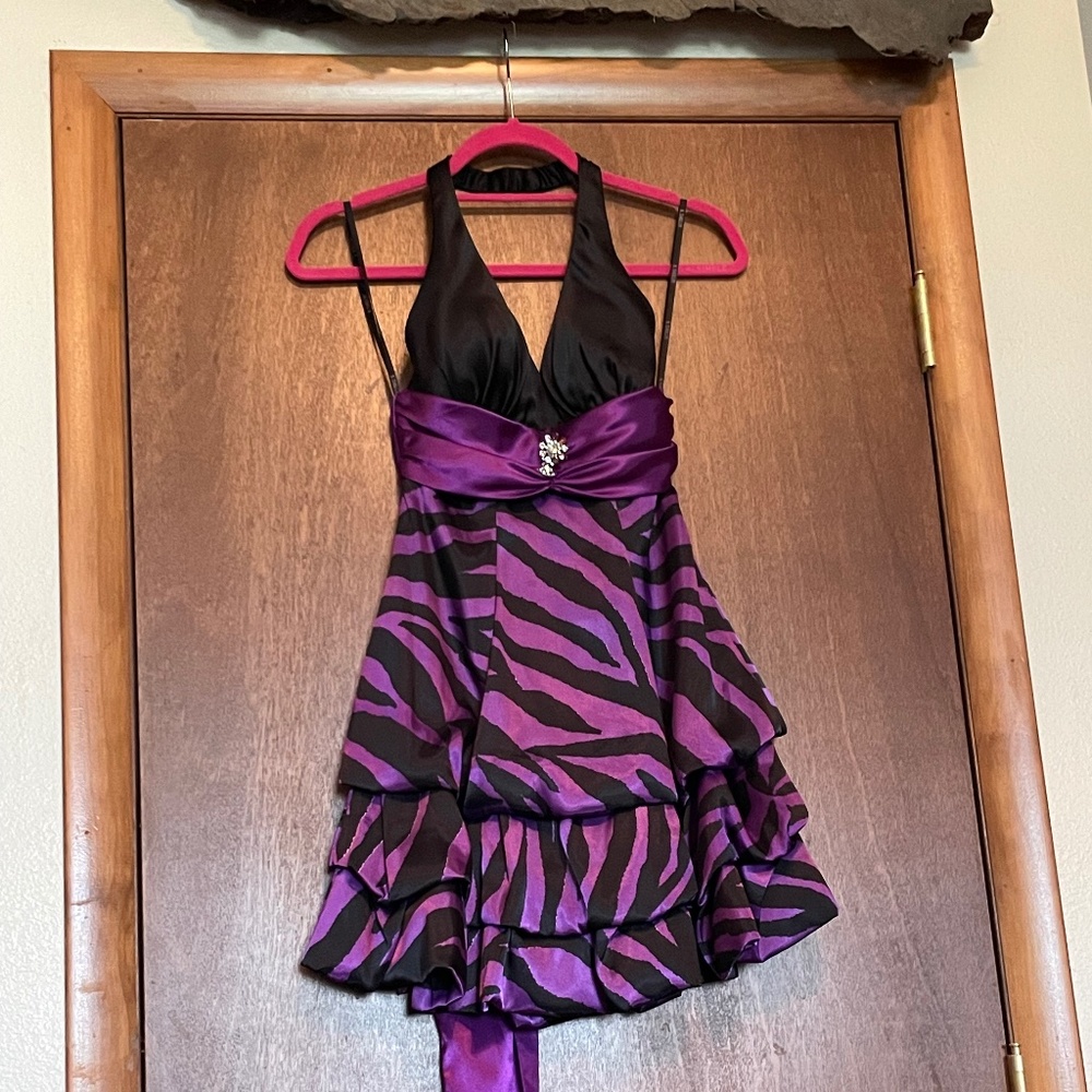 Junior Zebra Dress